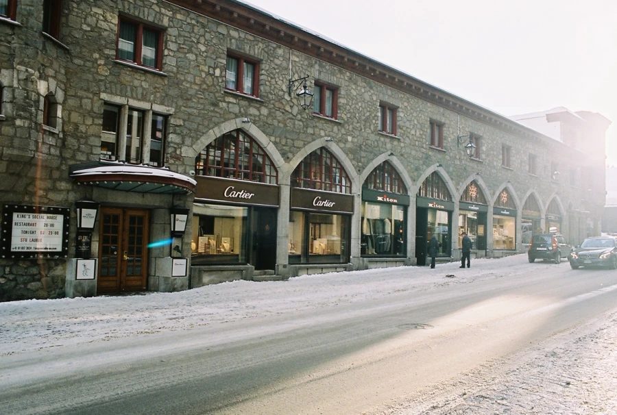 Luxury Shopping in St. Moritz